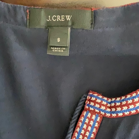 J Crew Navy Sleeveless Top. Size S. - Picture 6 of 7